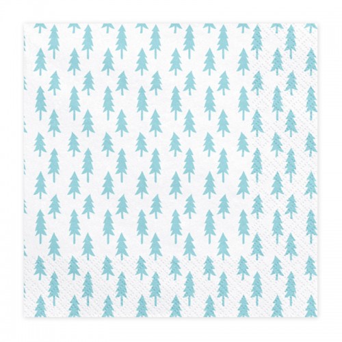 Guardanapos Pinheiros Verde Água